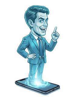 AI電話のマスコットキャラクター